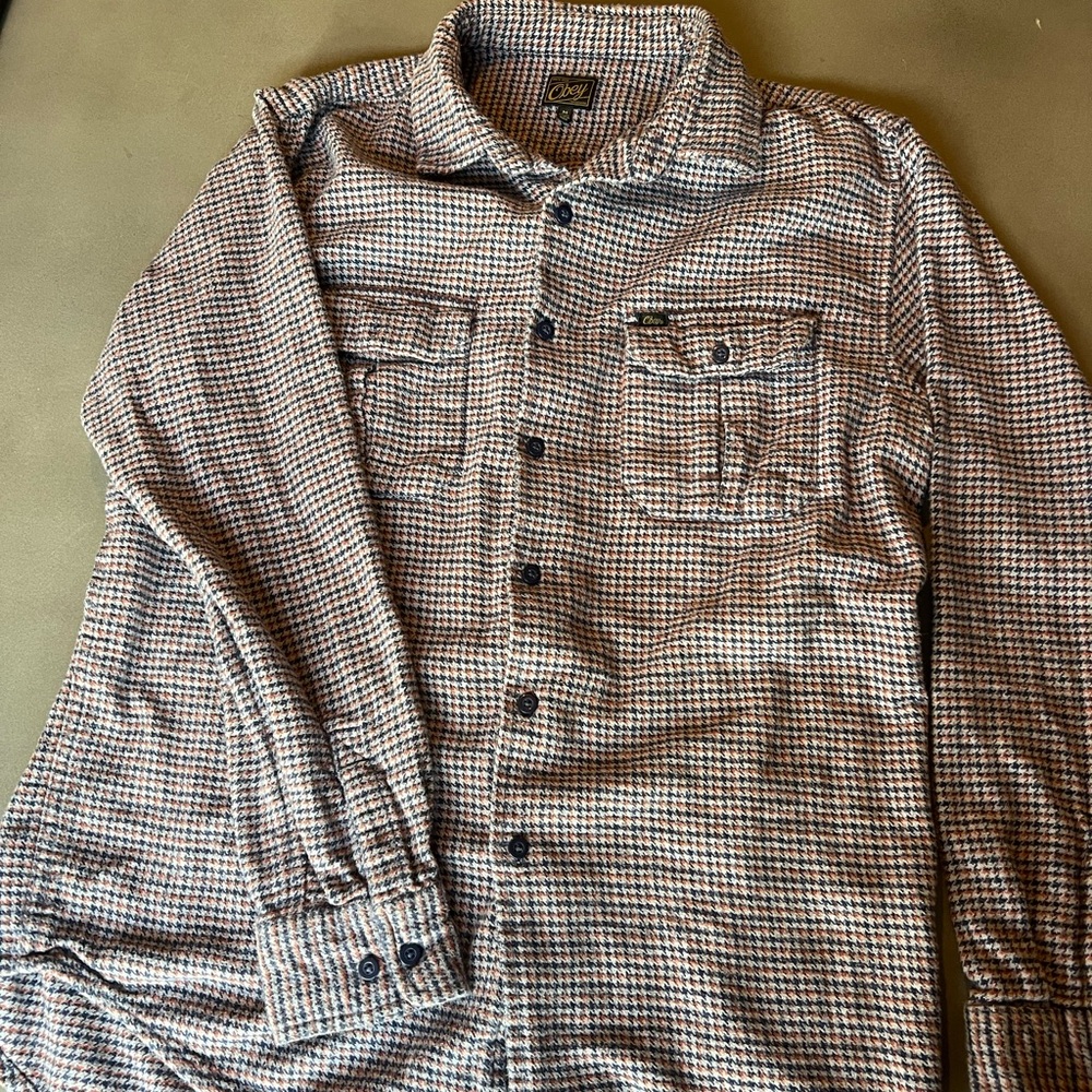 Obey Industries Flannel - Size Large